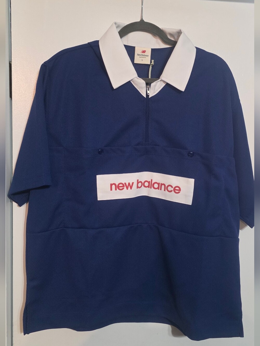 New Balance MT51540 Made in USA Mesh Polo Shirt Inkwell NWT Men SZ M, L, XL, 2XL